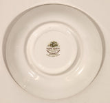 Vintage 1970s Royal Albert Flower of the Month Series January Snowdrops White Flowers Bone China Tea Cup & Saucer Set