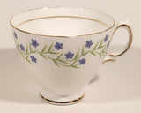 Vintage Royal Vale Bone China Violet Purple Flowers Tea Cup & Saucer Set