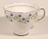 Vintage Royal Vale Bone China Violet Purple Flowers Tea Cup & Saucer Set