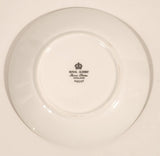 Vintage Royal Albert Bone China England Ascot Pink Yellow Blue Flowers Demitasse Tea Cup & Saucer Set