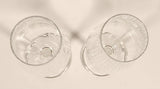 Grand Marnier 9" Champagne Flute Glass Cups Set of 2