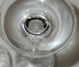 Grand Marnier 9" Champagne Flute Glass Cups Set of 2