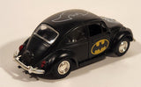 DC Comics Batman Volkswagen Beetle Pull Back Black Die Cast Toy Car Vehicle