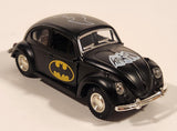 DC Comics Batman Volkswagen Beetle Pull Back Black Die Cast Toy Car Vehicle