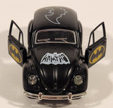 DC Comics Batman Volkswagen Beetle Pull Back Black Die Cast Toy Car Vehicle