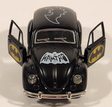 DC Comics Batman Volkswagen Beetle Pull Back Black Die Cast Toy Car Vehicle