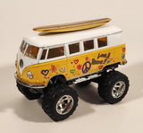 Kinsmart 1962 Volkswagen Classical Bus (Off-Road) Pull Back Die Cast Toy Car Vehicle with Opening Rear Door