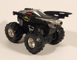 2004 Hot Wheels Monster Jam DC Comics Batman Batmobile Push and Go Black Die Cast Toy Car Vehicle