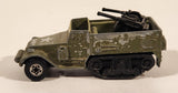 1977 Hot Wheels Flying Colors Gun Bucket Army Olive Green Die Cast Toy Car Vehicle
