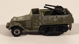 1977 Hot Wheels Flying Colors Gun Bucket Army Olive Green Die Cast Toy Car Vehicle