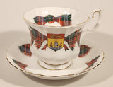 Vintage 1959 Royal Albert Bone China England The Loomcrofters New Brunswick Tartan Tea Cup & Saucer Set