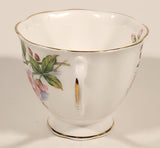 Vintage Royal Albert Bone China England Evesham Pink Flowers Tea Cup & Saucer Set