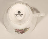Vintage Royal Albert Bone China England Red and Pink Rose Flowers Tea Cup & Saucer Set