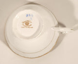 Vintage Royal Albert Crown China Anemone Pink Yellow Blue Flowers Tea Cup & Saucer Set Made in England
