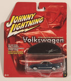 2005 RC2 Playing Mantis Johnny Lightning Volkswagen 1965 Karmann Ghia Dark Teal Blue Die Cast Toy Car Vehicle with Bonus Mini Car Cover New in Package