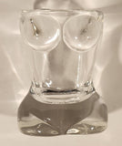 Bikini Girl Female Torso Sexy Bottoms Up 2 3/8" Clear Shot Glass