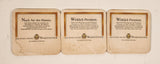 Warsteiner German Beer Paper Coasters Set of 3