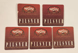 Okanagan Springs Brewery All Natural Pilsner Beer Paper Coasters Set of 5
