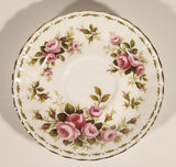 Vintage 1970s Royal Albert Flower of the Month Series June Roses Pink Rose Flowers Bone China Tea Cup & Saucer Set