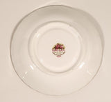 Vintage 1970s Royal Albert Flower of the Month Series June Roses Pink Rose Flowers Bone China Tea Cup & Saucer Set