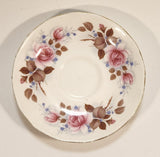 Vintage Queen Anne Pink Roses Flowers Tea Cup & Saucer Set