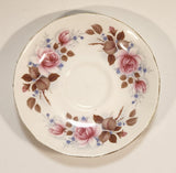 Vintage Queen Anne Pink Roses Flowers Tea Cup & Saucer Set