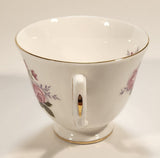 Vintage Queen Anne Pink Roses Flowers Tea Cup & Saucer Set