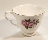 Vintage Queen Anne Pink Roses Flowers Tea Cup & Saucer Set