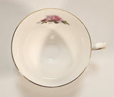 Vintage Queen Anne Pink Roses Flowers Tea Cup & Saucer Set