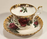 Vintage Royal Albert Old Country Roses Gold Trim Tea Cup & Saucer Set