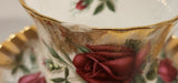 Vintage Royal Albert Old Country Roses Gold Trim Tea Cup & Saucer Set