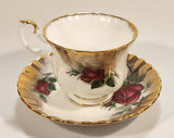 Vintage Royal Albert Old Country Roses Gold Trim Tea Cup & Saucer Set