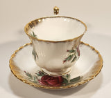 Vintage Royal Albert Old Country Roses Gold Trim Tea Cup & Saucer Set