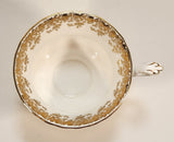 Vintage Royal Albert Regal Series Yellow and White Gold Trim Tea Cup