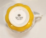 Vintage Royal Albert Regal Series Yellow and White Gold Trim Tea Cup