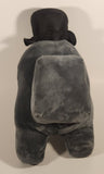 Among Us Black Crewmate 12" Stuffed Plush Toy