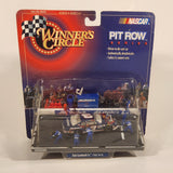 1999 Hasbro NASCAR Winner's Circle Pit Row Series Dale Earnhardt Jr. AC Delco Dark Blue Die Cast Toy Car Vehicle Diorama with Pit Crew New in Package