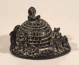 Vintage Vanstone Eskimo Family and Igloo 3” Soapstone Hand Carved Sculpture