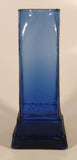 Luxor Hotel Casino Las Vegas Embossed Hieroglyphs Pillars Cobalt Blue 9" Glass Cup