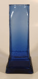 Luxor Hotel Casino Las Vegas Embossed Hieroglyphs Pillars Cobalt Blue 9" Glass Cup