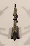 Rare GoatGuns "Digies" Colt M16A1 Assault Rifle Splattered Jungle Camo 1:3 Scale Heavy Metal Paperweight Desktop Model with Stand
