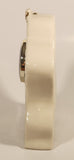 2002 Avon Romantic Flowers Design 7 1/2" Porcelain Ceramic Desk Clock