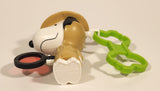 2018 McDonald's Peanuts Snoopy Detective 4" Clip On Plastic Toy Figure