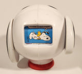 1998 Wendy's UFS Peanuts Snoopy Head Ear Twist Comics Strip Picture Viewer 3 3/4" Plastic Toy Figure