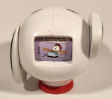 1998 Wendy's UFS Peanuts Snoopy Head Ear Twist Comics Strip Picture Viewer 3 3/4" Plastic Toy Figure