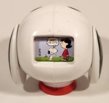 1998 Wendy's UFS Peanuts Snoopy Head Ear Twist Comics Strip Picture Viewer 3 3/4" Plastic Toy Figure