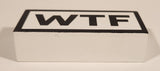 Abbott WTF Black and White Wood Block