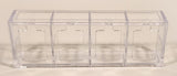 Funko Bitty Pop! 4 Slot Toy Figure Clear Plastic Display Case
