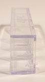 Funko Bitty Pop! 4 Slot Toy Figure Clear Plastic Display Case