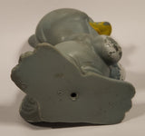 Rare Vintage Tilly Toy Grey Duck Rubber Squeeze Squeak Toy